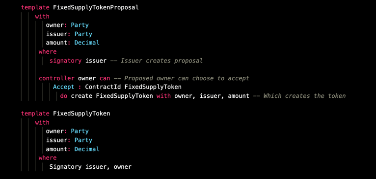 I will share my experiences with smart contracts from both these worlds. Having programmed in both Daml and Solidity, I found some interesting differences and similarities which I’ll try to bring out.